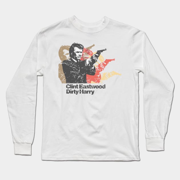 Dirty Harry Long Sleeve T-Shirt by GraphicGibbon